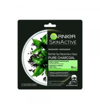 GARNIER MASCHERA HYDRABOMB NERA CHARCOAL 35GR MASCHERA IN TESSUTO PURIFICANTE PER PELLI NORMALI E MISTE