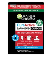 GARNIER Garnier Pure active sapone viso e corpo al carbone