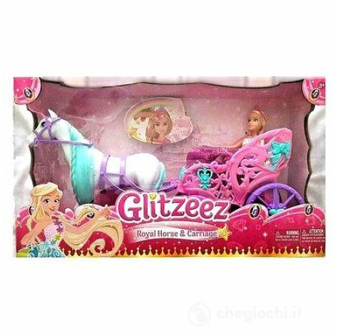 Glitzeez Royal Horse E Carriage carrozza con cavallo