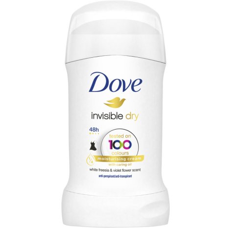 Dove - Deo Stick Invisible Dry 40ml Antitraspirante & Antimacchie 
