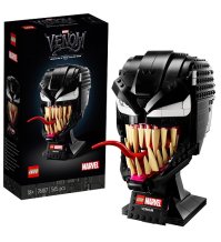 LEGO 76187 Super Heroes Venom, maschera da supereroe Spider Man, set fai da te da collezione, modello di edificio per adulti, idee regalo, multicolore