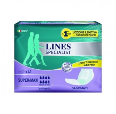 LINES SPECIALIST SAGOMATO SUPER/MAXI 12 PEZZI