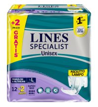 Lines Specialist Pannoloni a Mutandina Tg.L 12 Pezzi 