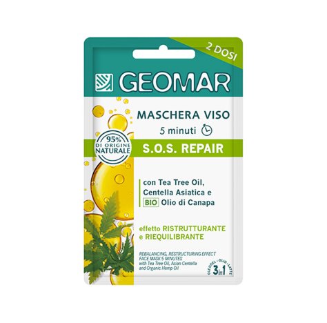 GEOMAR Maschera Viso 2 Dosi