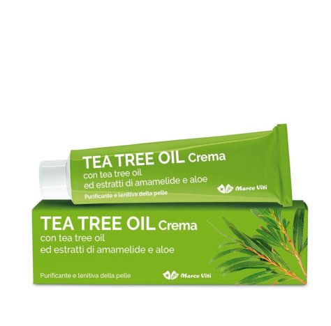 MARCO VITI Tea Tree Oil - Crema purificante e lenitiva della pelle 100 Ml 