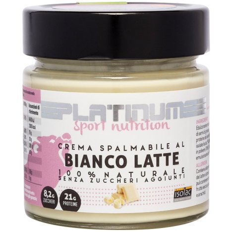PLATINUM SPORT NUTRITION Srls - Crema Spalmabile 250g – Bianco Latte