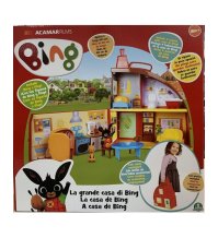 Giochi Preziosi Bing - Playset La Grande Casa di Bing con 2 Personaggi, con 3 stanze e tanti accessori per arredarle, + 18 mesi, BNG36100    __ +1 COUPON __