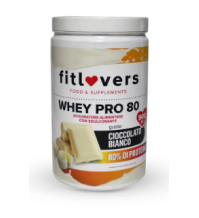 FIT LOVERS - Whey Pro 80 900g Cioccolato Bianco
