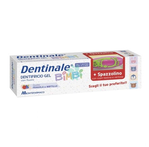 MONTEFARMACO OTC Spa Dentinale dentifricio fluoro+spazzolino bambini