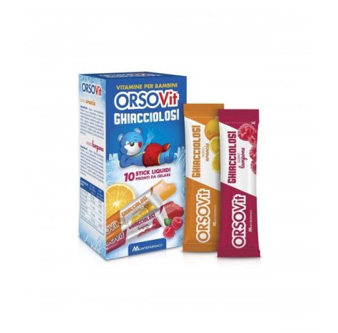 MONTEFARMACO OTC Spa Orsovit Ghiacciolosi 10 stick