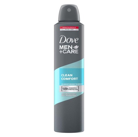 Dove - Deodorante Men + Care Clean Comfort 48h 250ml