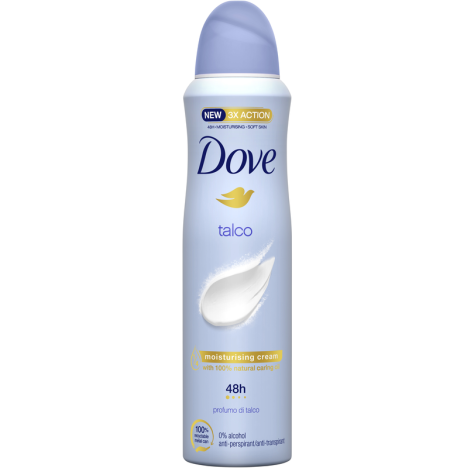 Dove - Deo Spray Talco 150ml Antimacchie 