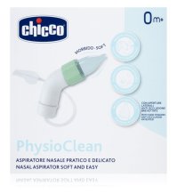 CHICCO (ARTSANA SpA) Chicco Physioclean Ricambi Morbidi per Aspiratore Nasale 10 Pezzi _