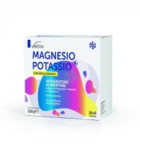 Vebix Magnesio e Potassio con Edulcorante Integratore Alimentare, 30 bustine