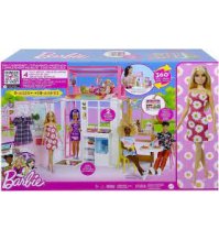 Casa di Barbie con bambole 