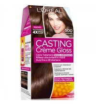 L\'Oréal Casting Creme Gloss N.500 Castano Chiaro - Tinta per Capelli Senza Ammoniaca 