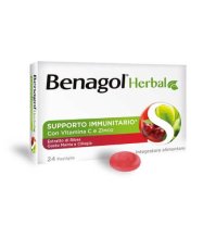 RECKITT BENCKISER H.(IT.) Spa Benagol herbal menta e ciliegia 24 pastiglie