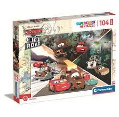 CLEMENTONI SpA Puzzle 104 Maxi Cars On The Road