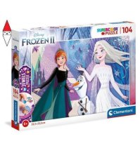 CLEMENTONI SpA Puzzle 104 pezzi Jewels Frozen 2