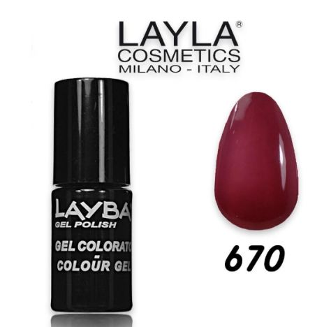 LAYLA COSMETICS Srl Layba Gel Polish N.670 Scarlet