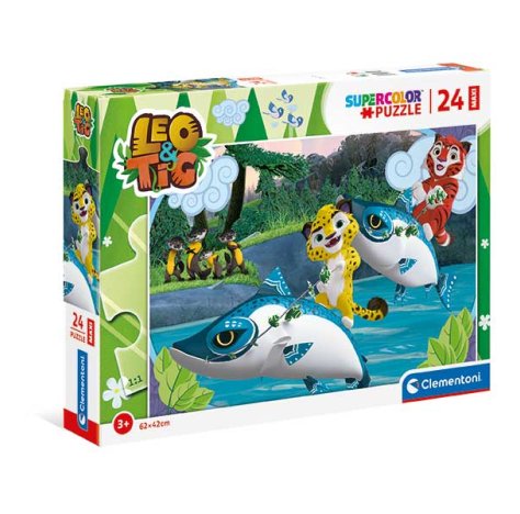 Puzzle 24pz Maxi Leo & Tig 24223