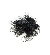 Elastici*capelli Nero 500pz 369-035