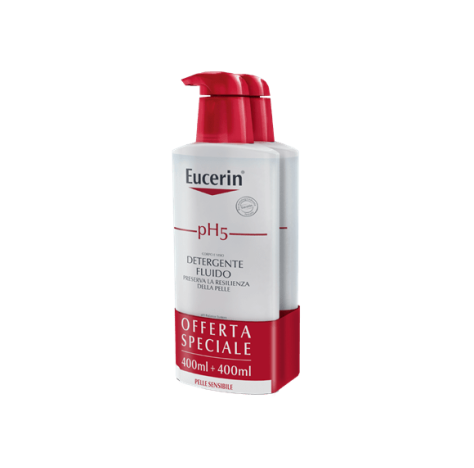 BEIERSDORF Spa Eucerin ph5 detergente fluido 400+400ml