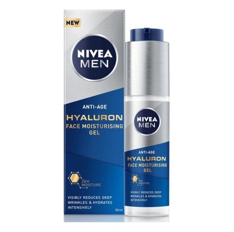 BEIERSDORF Spa Nivea Men active age hyaluron idro gel viso