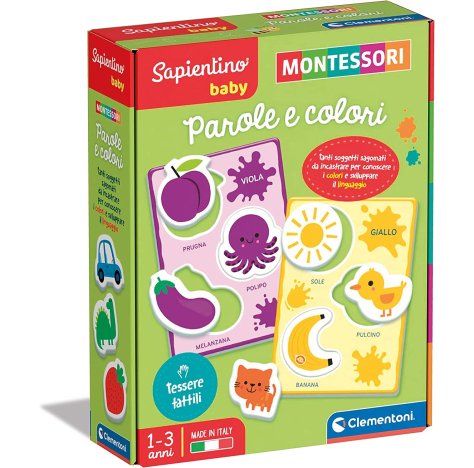 CLEMENTONI SpA Montessori Baby Parole Colori