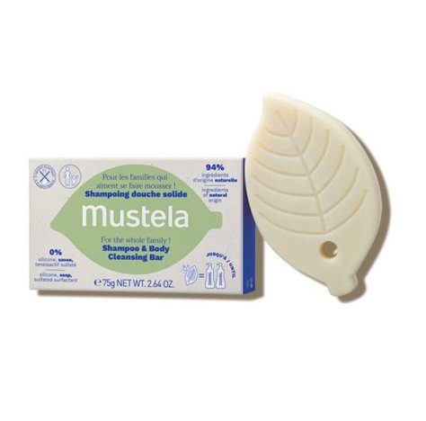 Mustela shampoo detergente solido 75g