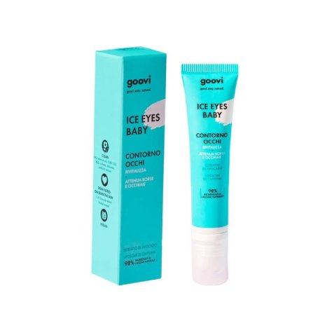 Goovi Ice Eyes Baby Crema Contorno Occhi - Contorno occhi rivitalizzante antiocchiaie - 15 ml