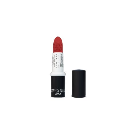 LAYLA COSMETICS Srl Layla Rossetto Immoral Mat Lipstick  N.13  Coral Resin   __+1COUPON__