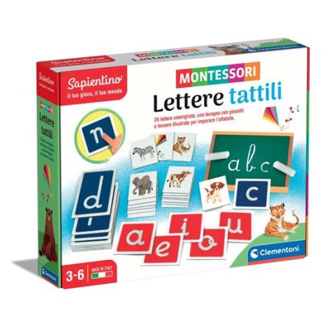 CLEMENTONI SpA Montessori Lettere Tattili