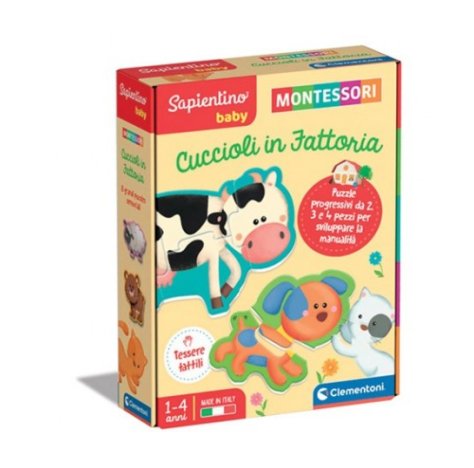 CLEMENTONI SpA Montessori Baby Cuccioli Fattoria