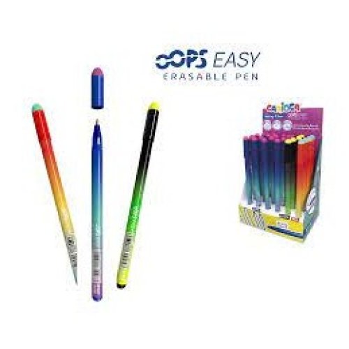 ItabWeb  PENNA SFERA CARIOCA OOPS 24pz CANCELLABILE - COLORI ASSORTITI