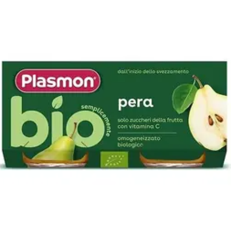 Plasmon Omog Pera Bio 2x80g