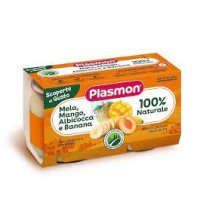 PLASMON (HEINZ ITALIA SpA) Plasmon omogenizzato mela mango e banana 2x104g    