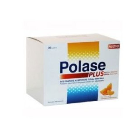 HALEON ITALY Srl Polase Plus 36 Buste Gusto Arancia Mandarino - Promo 2023 - Integratori di sali minerali magnesio e potassio    __ + 1 COUPON __