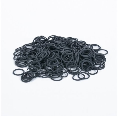 Elastici Capelli Nero D.15 300pz