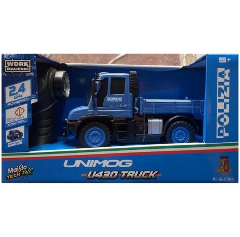 GOLIATH AUTO RADIOCOMANDO UNIMOG U430 POLIZIA SCALA 1:24 2,4GHZ 926907