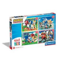 CLEMENTONI SpA Puzzle Sonic 4 in 1 