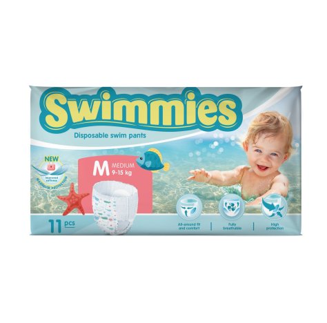 SWIMMIES PANTS S3 12KG+ 11 PEZZI