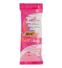 BIC TWIN LADY 6 PEZZI 