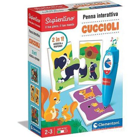 PENNA INTERATTIVA CUCCIOLI SAPIENTINO -CLEMENTONI 