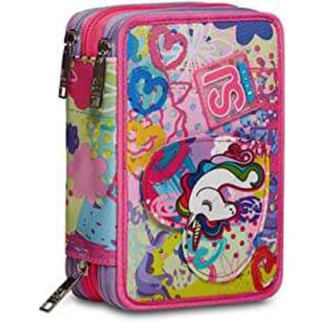 SEVEN Astuccio 3 zip magicflip girl__+ 1 COUPON__