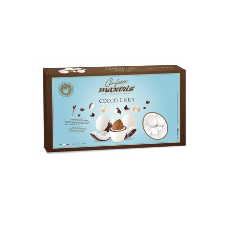 Maxtris Confetti Cocco E Nut 1 Kg Bianchi Maxtris Confetti Cocco E Nut 1 Kg Bianchi
