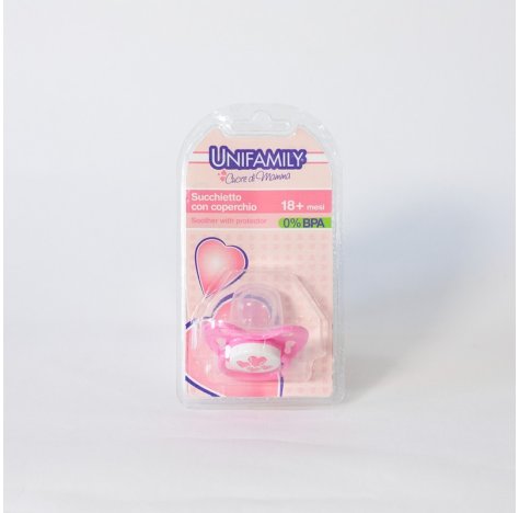 UNIFAMILY Srl Unifamily succhietto con coperchio 18+ rosa