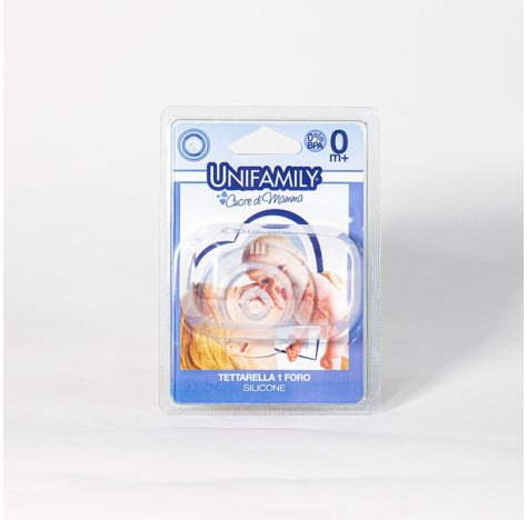 UNIFAMILY Srl Unifamily tettarella silicone 0/6 mesi 1 foro