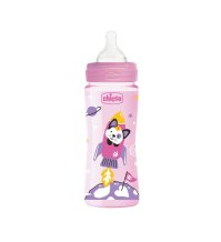  Chicco Benessere Biberon Flusso Rapido 330 ml - Biberon con Tettarella in Silicone