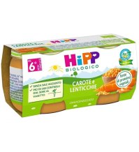 HIPP ITALIA Srl Hipp Bio Omogenizzato carote e lenticchie 2 pezzix80g 